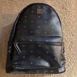 MCM Black and Gray Men's Backpack
